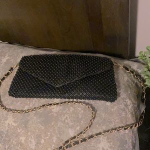 Black evening purse